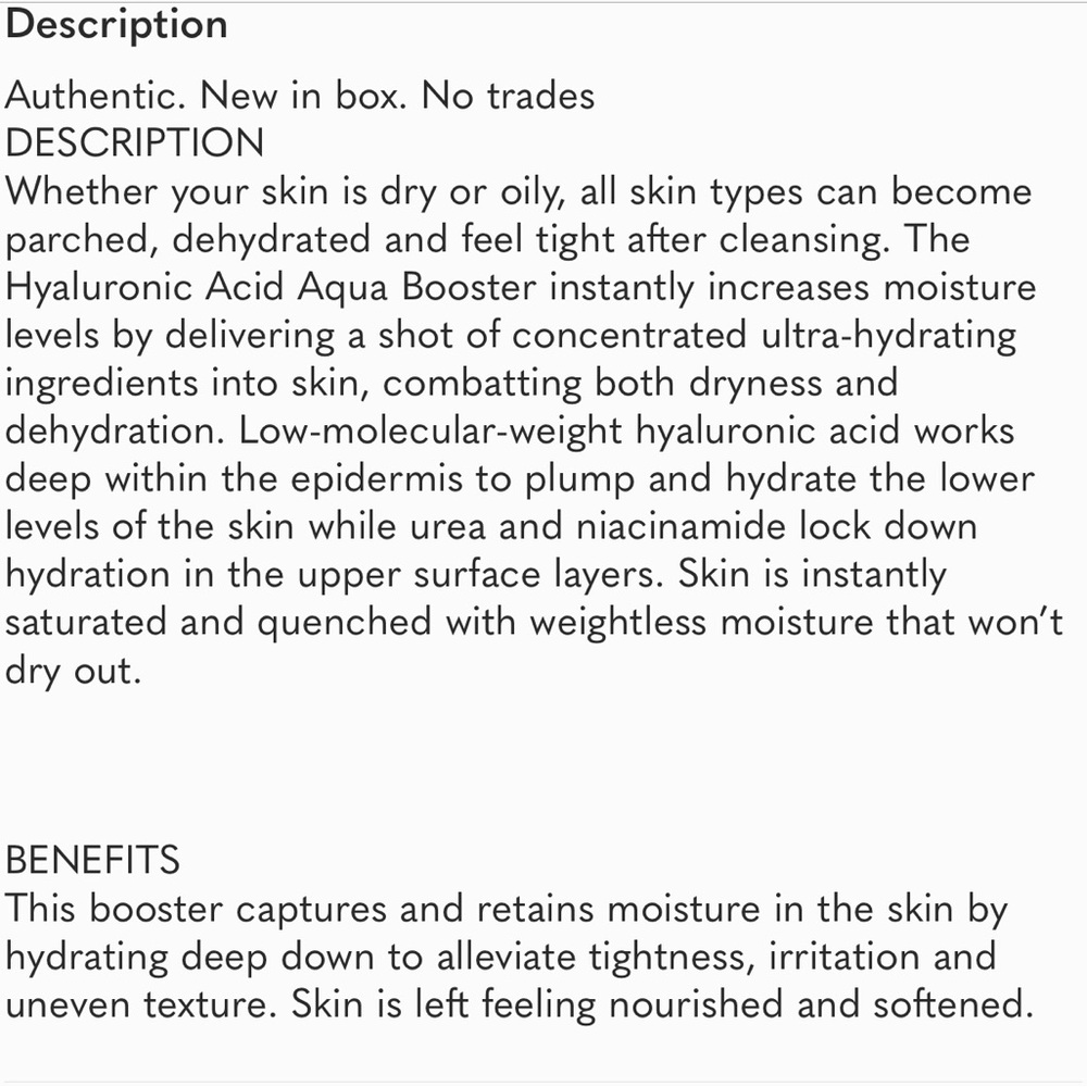 111SKIN Hyaluronic Acid Aqua Booster - Silver Packaging - Picture 6 of 6